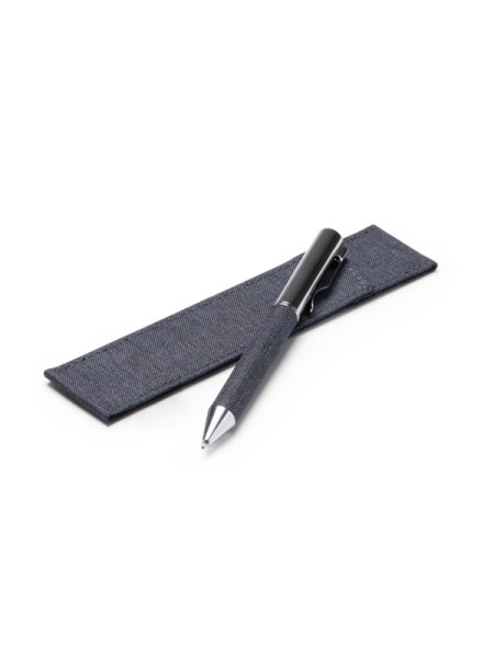 Penne a sfera in metallo e R-Pet personalizzate Roly Braman