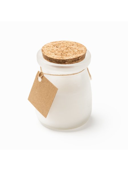 Candele profumate in vetro con coperchio in sughero