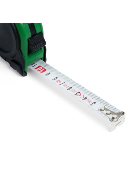 Metro retrattile a nastro 5 m in plastica gommata personalizzato Roly Pick