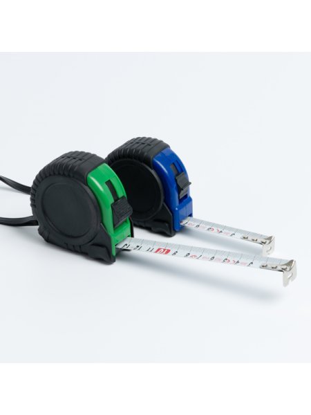 Flessometro in plastica rivestica in gomma personalizzato Roly Rivet 3 m