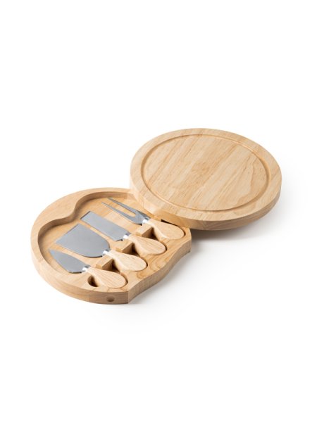 Set formaggio con custodia in legno personalizzato Roly Comte