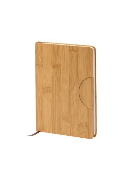 Quaderno A5 con copertina in bamboo personalizzato Roly Ledo