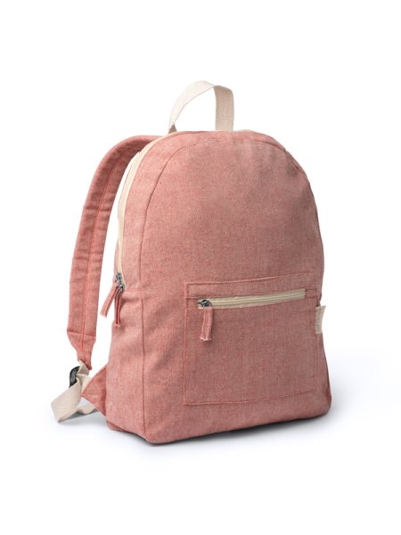 Zaino in cotone riciclato dal design classico personalizzato Roly Firenza
