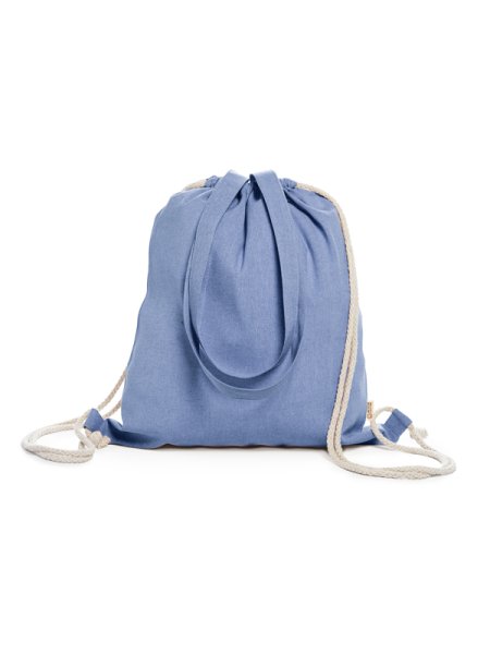 Sacca in cotone riciclato con coulisse personalizzata Roly Varese