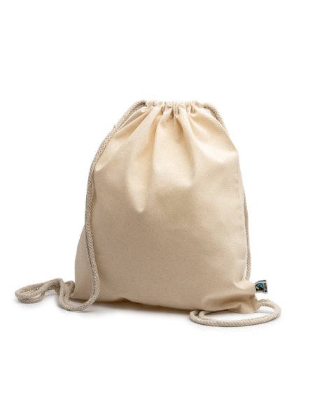 Sacca in cotone certificato Fairtrade personalizzata Roly Barone