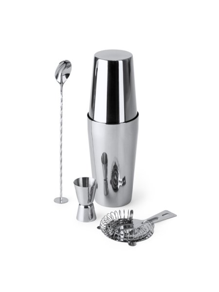 Kit cocktail in acciaio personalizzato Roly Larius