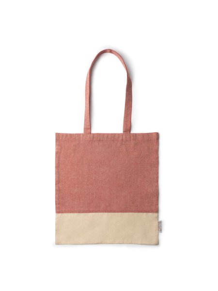 Shopper cotone riciclato ecologica personalizzata Roly Palmira 38 x 42 cm