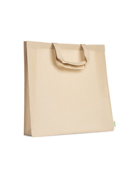 Shopper bag in cotone biologico personalizzata Roly Narbona 40 x 40 x 10 cm