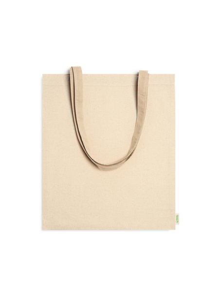 Shopper bag in cotone organico personalizzata Roly Berna 38 x 42 cm
