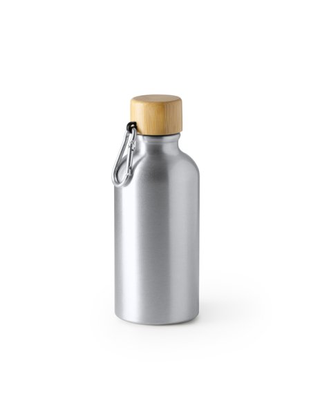Borracce alluminio economiche con moschettone personalizzata Roly Gelda 400 ml