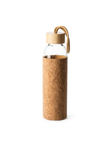 Bottiglie in vetro da 500 ml con rivestimento in sughero Lawas 500 ml