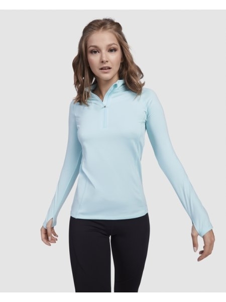 Felpa tecnica donna personalizzata Roly Arlas