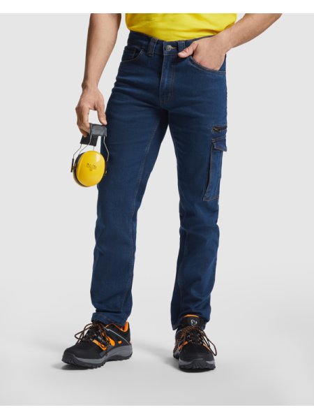 Pantalone jeans unisex da lavoro personalizzato Roly Workwear Raptor