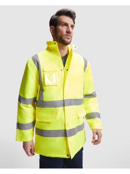 Giubbotto alta visibilità modello Parka Roly Workwear Merak