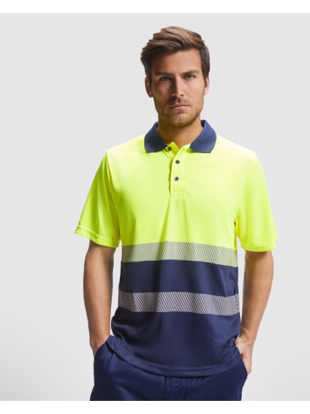 Polo alta visibilità a manica corta Roly Workwear Vega