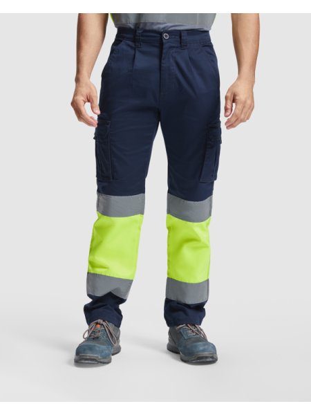 Pantalone alta visibilità personalizzato Roly Workwear Daily Stretch HV