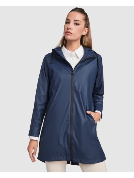 Giacca da pioggia impermeabile da donna personalizzata Roly Sitka