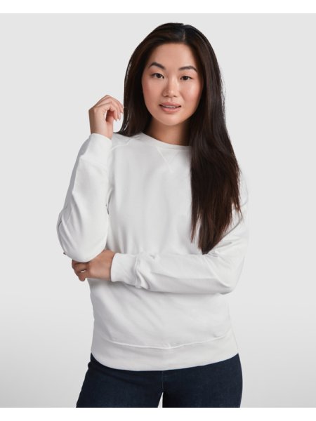 Felpa donna senza cappuccio personalizzata Roly Annapurna Woman