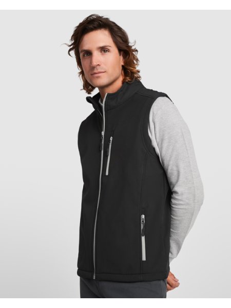 Gilet in softshell da uomo personalizzato Roly Nevada