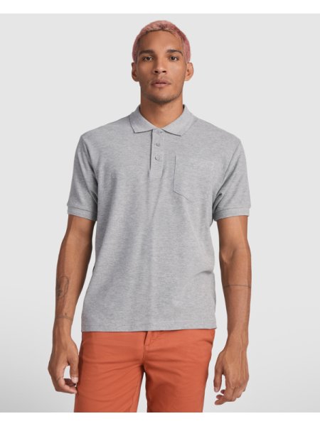 Polo con taschino unisex personalizzata Roly Centauro Premium