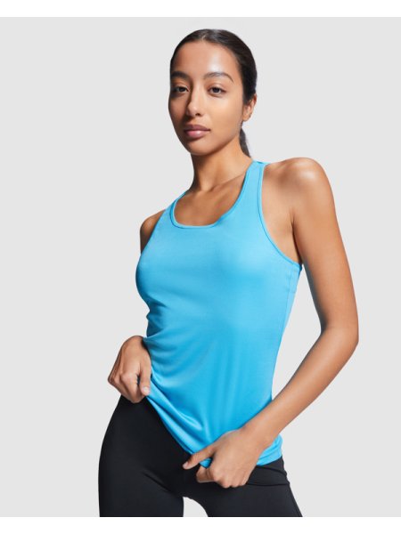 Canotta Sportiva Donna Weardear - Top Fitness Yoga Senza Maniche, Retro Scollato, Stampa Marmo, Traspirante, Taglie S-XXL