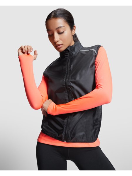 Gilet running tecnico unisex personalizzato Roly Jannu