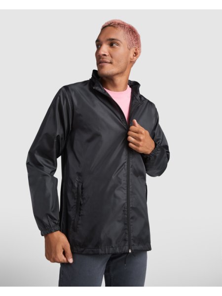 Giacca cerata impermeabile da uomo personalizzata Roly Island
