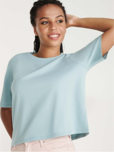 Maglietta corta da donna personalizzata Roly Dominica