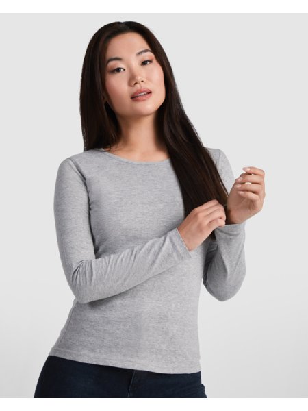 Magliette cotone donna manica lunga personalizzabili Roly Extreme