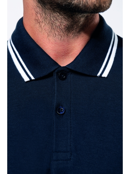 Polo da uomo personalizzata Kariban a righe