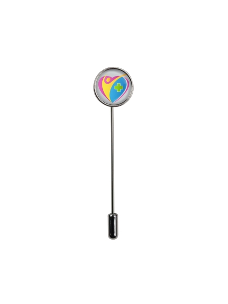 Pin Lapel rotondo in metallo  Ø 15 mm