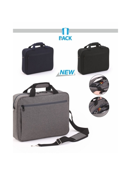 Borsa porta pc 15 pollici in poliestere