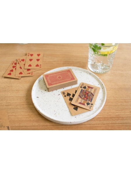 Set di 2 mazzi di carte da gioco in carta riciclata Arwen
