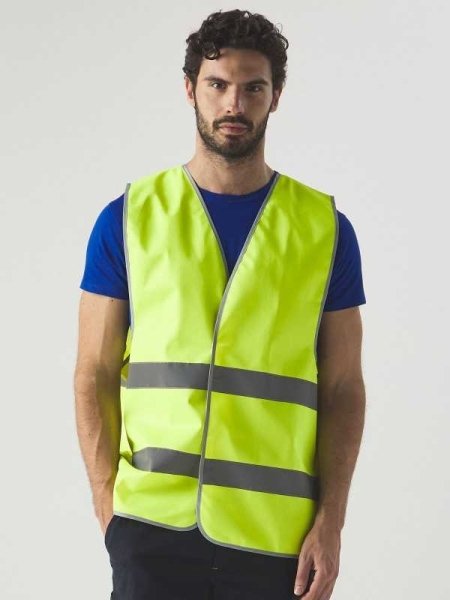 Gilet alta visibilità personalizzato Black Spider Blink