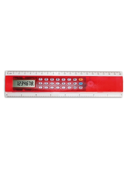 Righello con calcolatrice personalizzato Omusa 20 cm