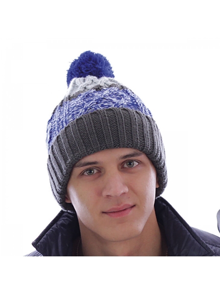 Cappello invernale con pon-pon personalizzato Atlantis Cool