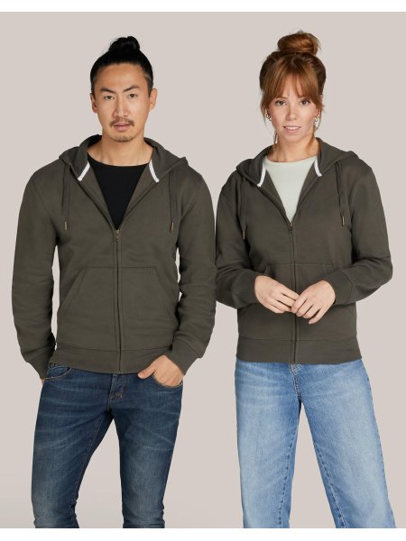 Felpa unisex con cappuccio e zip intera personalizzata SG Signature SGS290