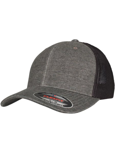Cappellino trucker personalizzabile Flexfit Retro Trucker Melange