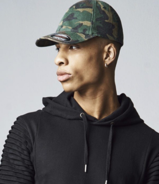 Cappellino baseball 6 pannelli personalizzabile Flexfit Garment Washed Camo