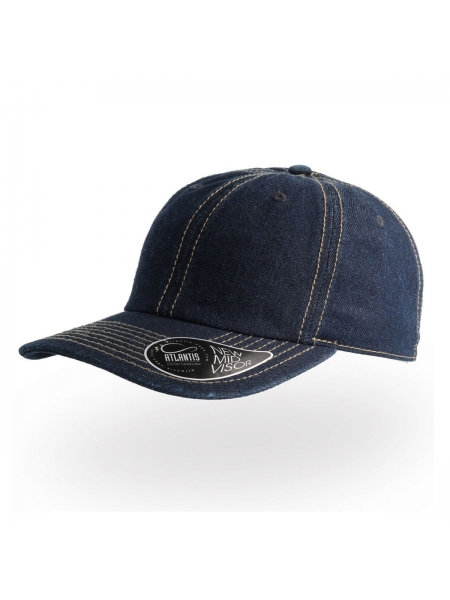 Cappellino Dad Hat a 6 pannelli con parasudore in cotone Atlantis