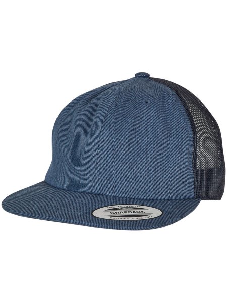 Cappellino truker personalizzabile Yupoong the Classics Denim