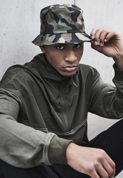 Cappello da pescatore mimetico personalizzabile Yupoong the Classics Camo Bucket