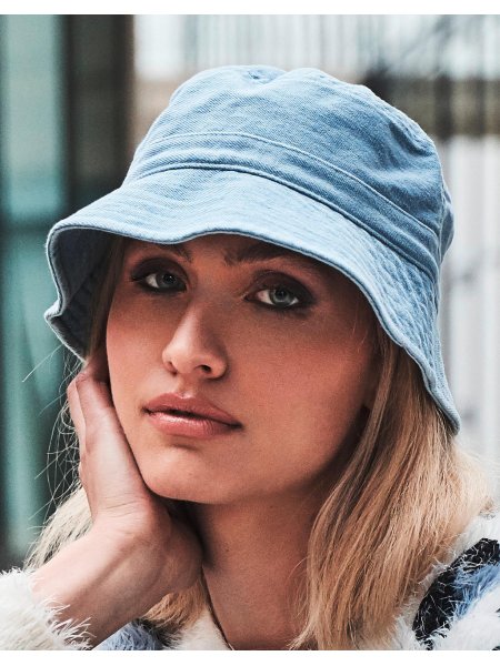 Cappello pescatore personalizzabile Yupoong the Classics Denim