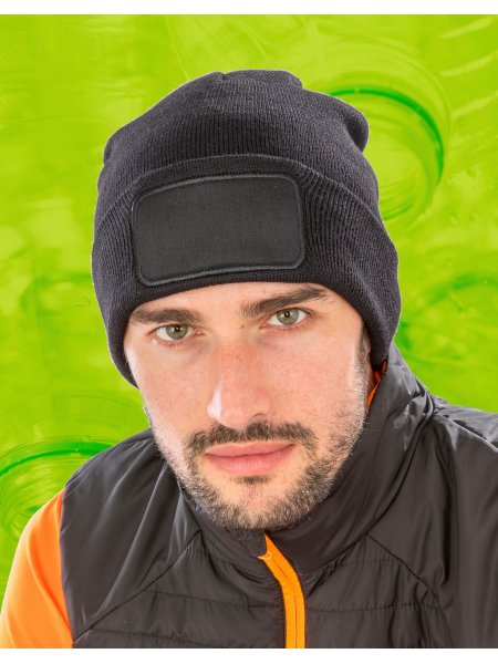 Berretto invernale personalizzabile Headwear by Result Recycled Double Knit