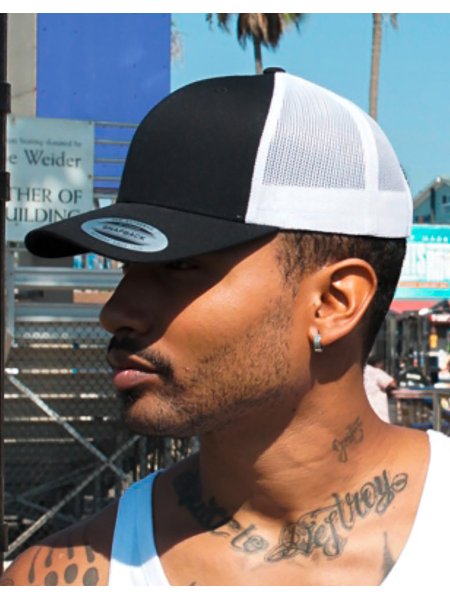 Cappellino trucker 290 g/m² personalizzabile Yupoong the Classic Recycled Retro Trucker