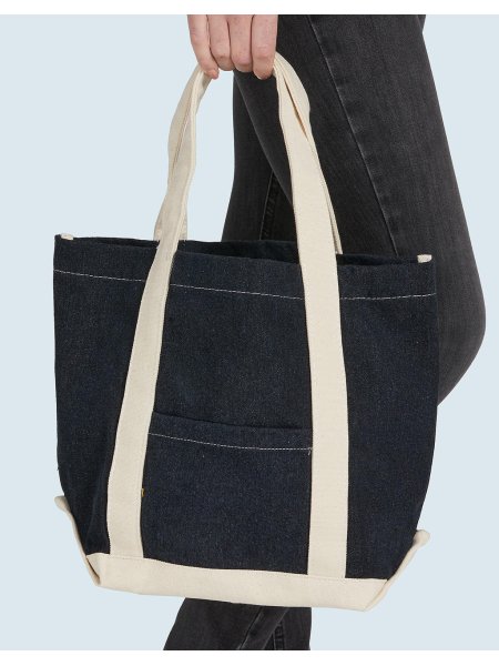 Shopper in Canvas Denim personalizzata SG Accessories Bags
