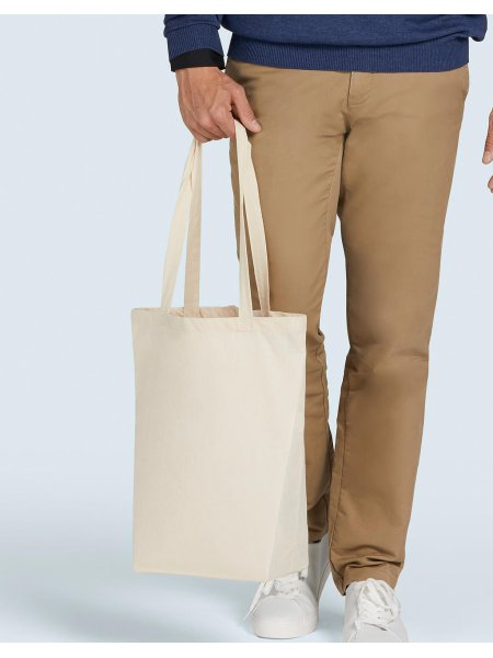 Shopper con soffietto in cotone personalizzata SG Accessories Bags Sheeting