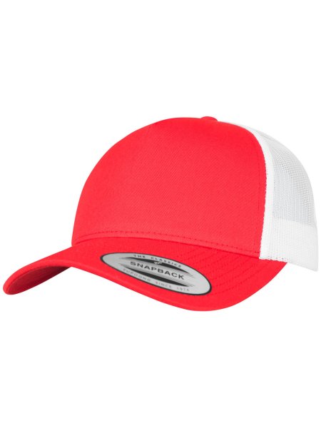 Cappellino trucker 5 pannelli personalizzabile Flexfit Retro 2-Tone
