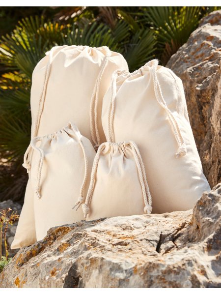 Sacchetto in cotone organico Premium Taglie varie
