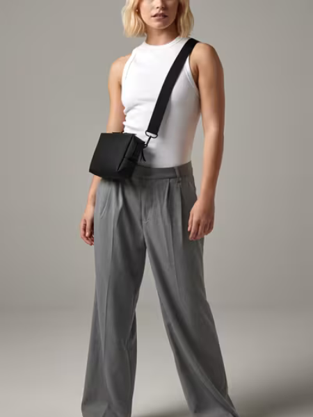 Borsa a tracolla personalizzabile BagBase Matte PU Cross Body Bag